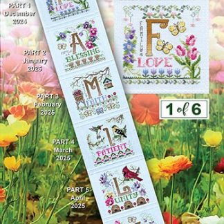 Stoney Creek, Cross Stitch Pattern, PM3401, Family: "F" Family is Love (1 of 6)