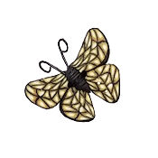 Stoney Creek, Buttons, Mosaic Butterfly, SB248