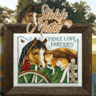 Stoney Creek, Cross Stitch Pattern, Leaflet 678, Stable Mates (Horse and Kitten)