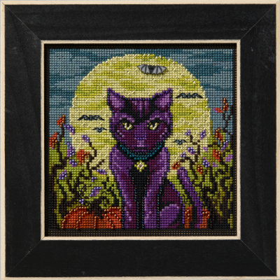 Mill Hill, Beaded Cross Stitch Kit, Spooky Cat, MH142525