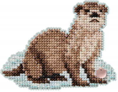 Mill Hill, Beaded Cross Stitch Kit, Otter, MH182521