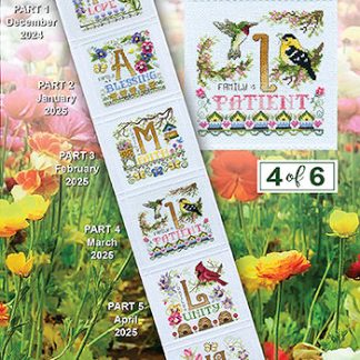 Stoney Creek, Cross Stitch Pattern, PM3404, Family: "I" Family is Patient (4 of 6)