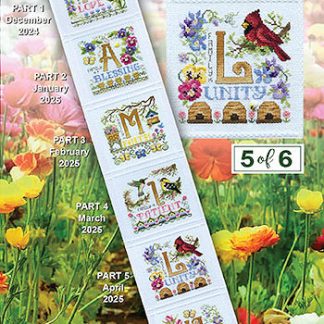 Stoney Creek, Cross Stitch Pattern, PM3405, Family: "L" Family is Unity (5 of 6)