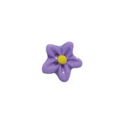 Stoney Creek, Buttons, SB131LVSM, Lavender Glitter Flower Head, Small-Medium, 1 pc.