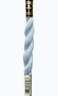 DMC, Pearl Cotton Thread Skein, Size 5, 3753, Moonlight Blue