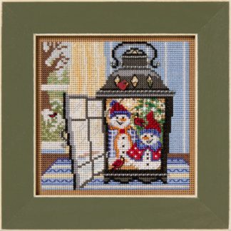 Mill Hill, Beaded Cross Stitch Kit, Snowman Lantern, MH142536