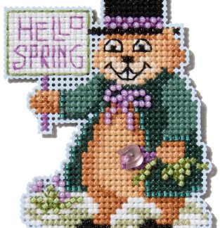 Mill Hill, Beaded Cross Stitch Kit, Groundhog Day, MH182531