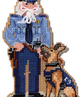 Mill Hill, Beaded Cross Stitch Kit, Police Officer, MH202531