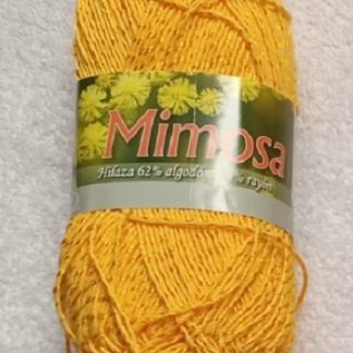 Hilos Omega, Mimosa (Cotton Rayon Blend (Fine)) Yarn, 05, Amarillo Intenso (Intense Yellow)