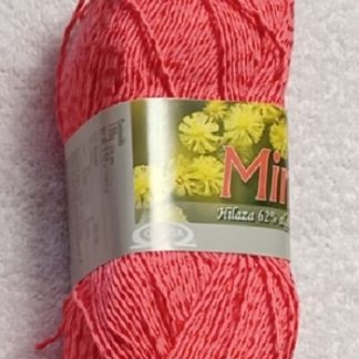 Hilos Omega, Mimosa (Cotton Rayon Blend (Fine)) Yarn, 32, Coral (Coral)