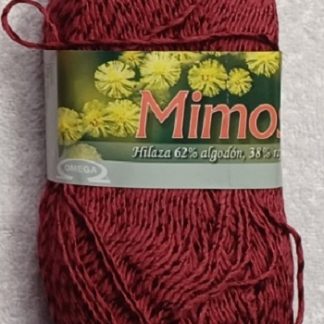 Hilos Omega, Mimosa (Cotton Rayon Blend (Fine)) Yarn, 48, Chedron (Brick Red)