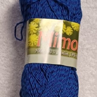 Hilos Omega, Mimosa (Cotton Rayon Blend (Fine)) Yarn, 68, Rey (Royal Blue)