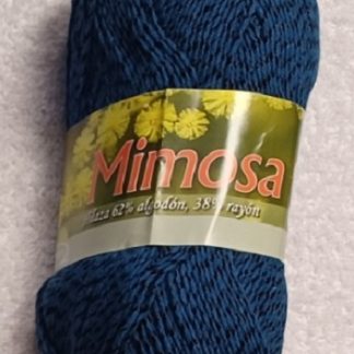 Hilos Omega, Mimosa (Cotton Rayon Blend (Fine)) Yarn, 70, Marino (Navy)