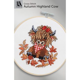 Leisure Arts, Highland Cows: Autumn Highland Cow (Cross Stitch Pattern), 37541