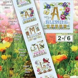 Stoney Creek, Cross Stitch Pattern, PM3402, Family: "A" Family is A Blessing (2 of 6)