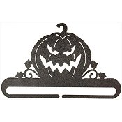 Stoney Creek, Fabric Holder, AM25912, 6" Jack O Lantern, Split Bottom Hanger (Charcoal)