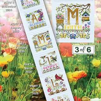 Stoney Creek, Cross Stitch Pattern, PM3403, Family: "M" Family is Faith (3 of 6)