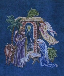 Glendon Place, Cross Stitch Pattern, The Nativity, GP132