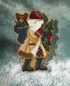 Mill Hill, Beaded Cross Stitch Kit, Appalachian Santas: Allegheny Santa, MH207301