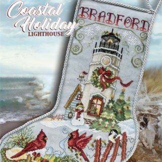 Stoney Creek, Cross Stitch Pattern, Leaflet 689, Coastal Holiday Stocking
