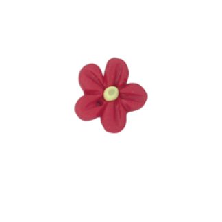 Stoney Creek, Buttons, Flower Head, Red with Yellow Center, Extra Small, SB170RDXS, 1 pc
