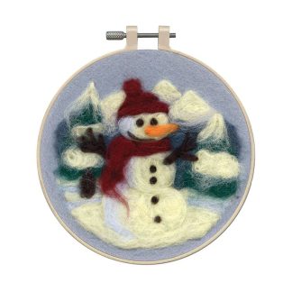 Design Works Crafts, Needle Felting Kit, 430 Snowman