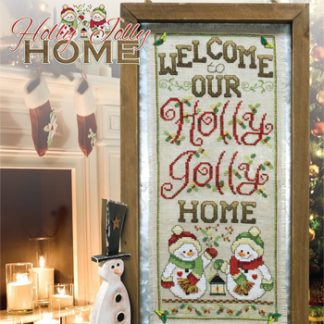 Stoney Creek, Cross Stitch Pattern, Leaflet 702, Holly Jolly Home