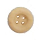 Stoney Creek, Buttons, Simple Button, Cream, Small, 1 pc, SB027CRS