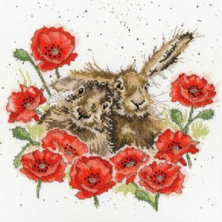 Bothy Threads Cross Stitch Kit: Love is in the Hare (Bunny), XHD61