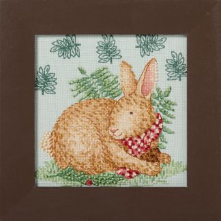 Mill Hill Counted Glass Bead Cross Stitch Kit, Debbie Mumm, Woodland Friends, DM302614 Reggie Rabbit