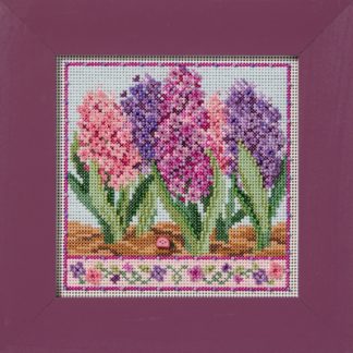 Mill Hill, Counted Glass Bead Cross Stitch Kit, Hyacinths, MH142613