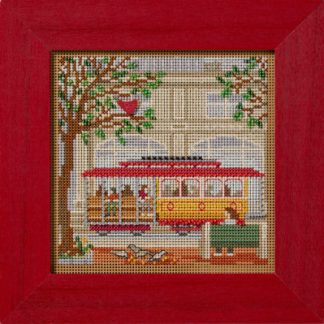 Mill Hill, Counted Glass Bead Cross Stitch Kit, Trolley Car, MH142615