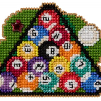 Mill Hill, Beaded Cross Stitch Kit, Pool Balls, MH182613