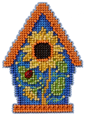 Mill Hill, Beaded Cross Stitch Kit, Painted Birdhouse, MH182615