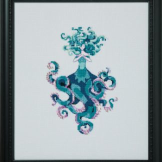 Nora Corbett Designs, Cross Stitch Pattern, NC372, Daughters of the Wild: Miss Octopus