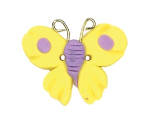 Stoney Creek, Buttons, Spring Butterfly, Extra Small, SB585XS, 1 pc.
