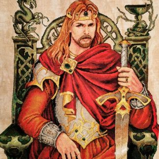 NIMUE, Cross Stitch Pattern, King Arthur, 174G