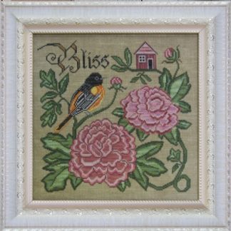 Cottage Garden Samplings, The Songbird's Garden Series, No. 6, Summer Bliss (Baltimore Oriole and Peonies), CGS-1045