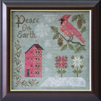 Cottage Garden Samplings, Cross Stitch Pattern, Peace on Earth, CGS-1049
