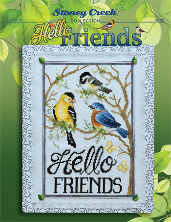 Stoney Creek, Cross Stitch Pattern, Leaflet 707, Hello Friends
