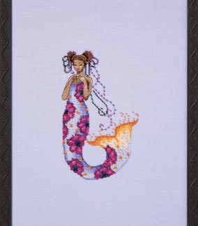 Nora Corbett Designs, Cross Stitch Pattern, NC373, Caribbean Collection: Saint Kitts Mermaid