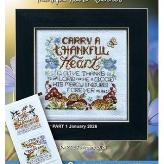 Stoney Creek, Cross Stitch Pattern, Thankful Heart Banner, PM3703, A Thankful Heart (3 of 3)
