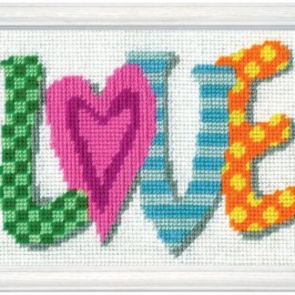 Design Works Crafts, Needlepoint Kit, Love, 2568