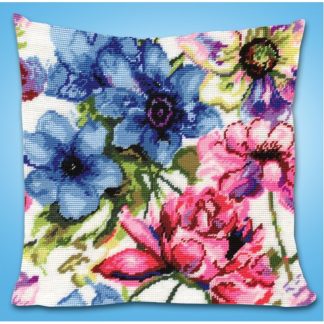 Design Works Crafts, Needlepoint Kit, Watercolor Floral, 2619