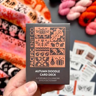 Pacific Knit Co, Doodle Card Deck, Autumn (Halloween, Bats, Cats, Ghosts, etc.)