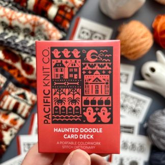 Pacific Knit Co, Doodle Card Deck, Haunted (House, Ghosts, Bats)