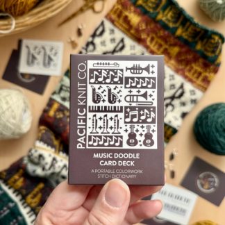 Pacific Knit Co, Doodle Card Deck, Music (Notation, Instruments)