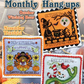 Stoney Creek, Cross Stitch Pattern, Leaflet 710, Monthly Hangups (October-December)