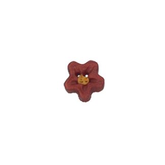 Stoney Creek, Buttons, SB013, Terra Cotta Flower Head, Small, 1 pc