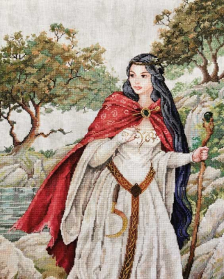 NIMUE, Cross Stitch Pattern, Viviane, The Lady of the Lake, 176G